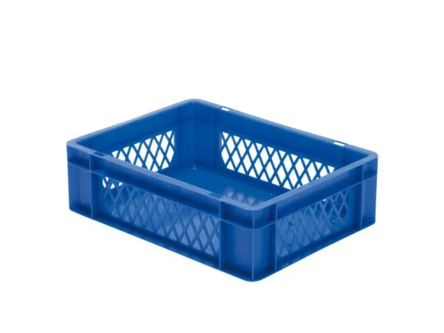 Euronorm-Stapelbak 10l H X L X B 120x400x300mm Blauw