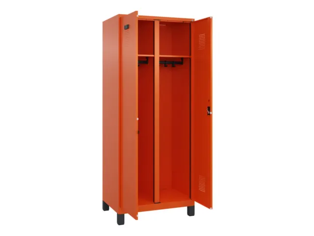 locker voor scheiding van kleding,HxBxD 1950x800x500mm,2vak
