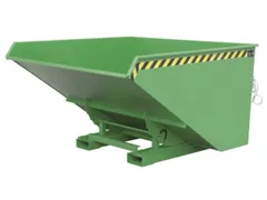 Kiepbak 1103x1870x1720mm 2.1m³ Afrolmechaniek Gelakt Ral6011