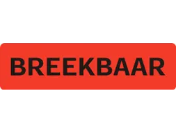 Etiket BREEKBAAR 500 etiketten Rol 75x20mm