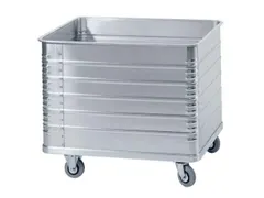 aluminium bakwagen,laadvl. LxB 1000x640mm,415l,HxLxB 855x1050x690mm