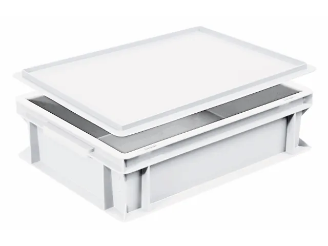 Couvercle Indépendant Pour Bac Gerbable Norme Europe Lxl 400x300mm Bl