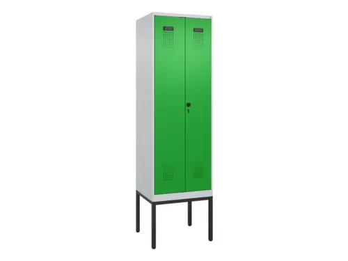 locker voor scheiding van kleding,HxBxD 2120x600x500mm,2vak
