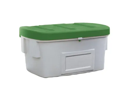 strooigoedbak,550l,HxBxD 748x1400x1070mm,PE,grijs,deksel groen