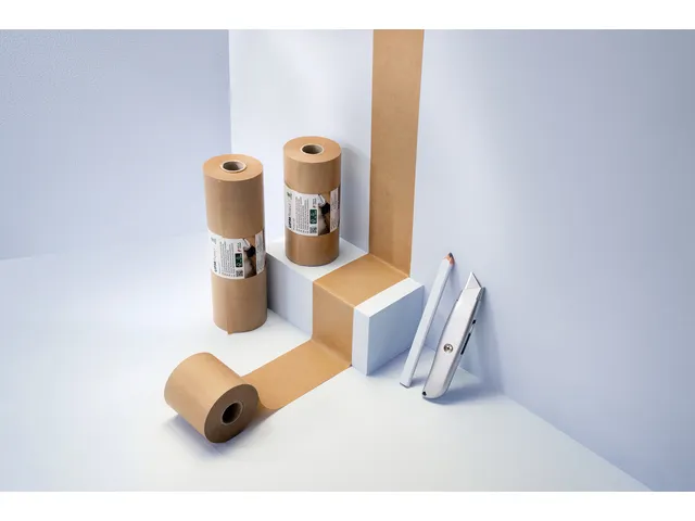 Papier de couverture autocollant UPM 7,5 cm x 50 m