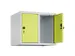 opzetkast,v. locker,2vak.,vak B 300mm,HxBxD 500x600x500mm,draaigrendel