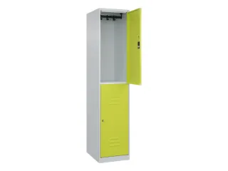 dubbeldekse locker,HxBxD 1850x400x500mm,1x2vak.,vak B 400mm - 2