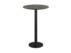 statafel,HxØ 730x700mm,rond,schotelvoet van staal