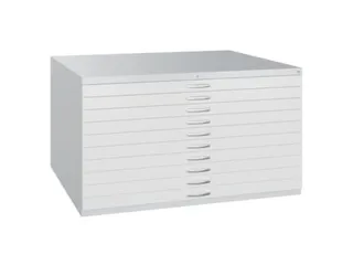Tekeningenkast Hxbxd 760x1350x960mm 10 Laden Din A0 Ral7035 - 2