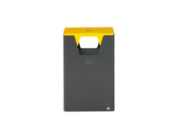 afvalverzamelaar,60l,HxBxD 825x500x250mm,2opening(en),binnenbak staal