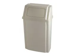 Slim Jim-Wandcontainer Inhoud 56.8 Liter Beige Rubbermaid