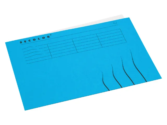 Vouwmap Secolor A4 Blauw