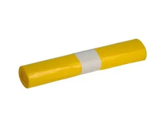 Afvalzak Geel 75 Liter HDPE 58x100cm T23 20x25 Stuks - 1