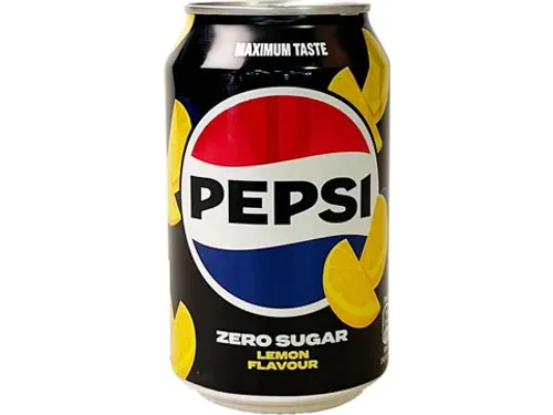 Zero Sugar Lemon frisdrank blik van 33 cl 24 stuks