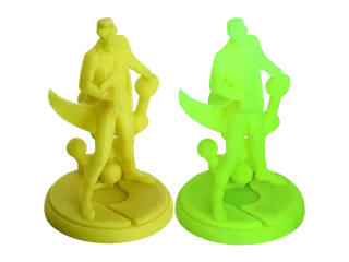 Polymaker 3D filament Panchroma PLA Luminous 1,75mm Geel 1kg - 3