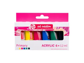 Acrylverf Talens Art Creation Primary assorti 6 tubes à 12ml - 2