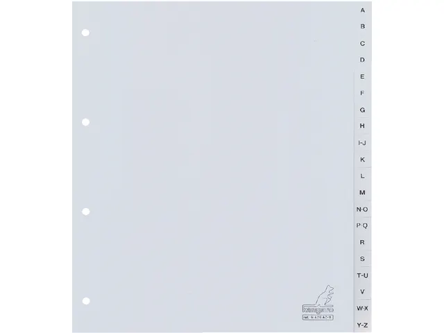 Tabbladen Kangaro A4 4-Gaats G420AZ-B 20-Delig A-z Breed Pp