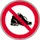 verbodsbord,Schoenen verboden,PVC,Ø 200mm