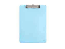 Klembord MAUL A4 staand transparant PS neon blauw