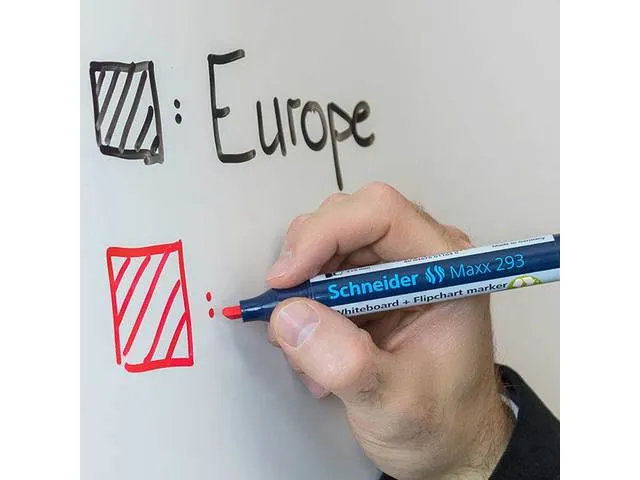 Marqueur Schneider Maxx 293 Biseau 2-5mm Assorti 4 pièces