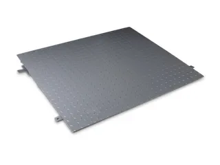vloerweegschaal,platform BxD 1200x1500mm,plaatstaal,weegbereik 1500kg - 5