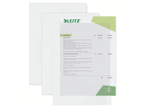 Insteekmap L-map Leitz Premium A4 Pp 0.13mm Generfd