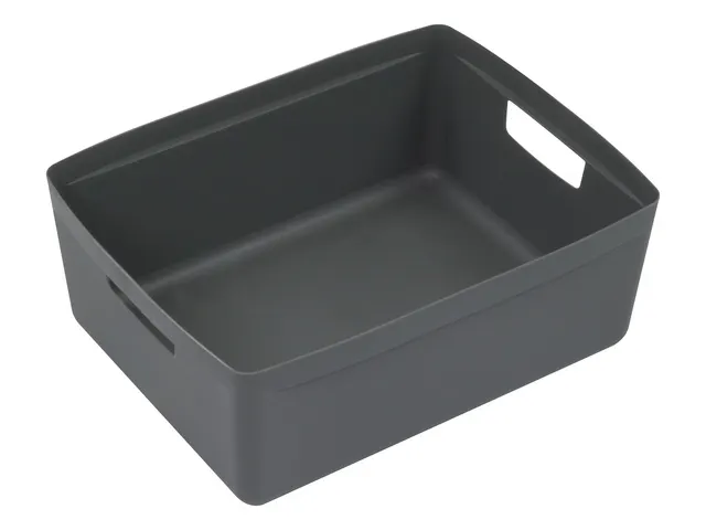 Boîte de rangement Kangaro 20 litres + couvercle anthracite 3 pièces
