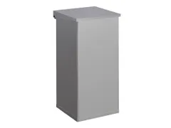 Afvalbak Carro-lift Met Demper 110 Liter Aluminiumgrijs