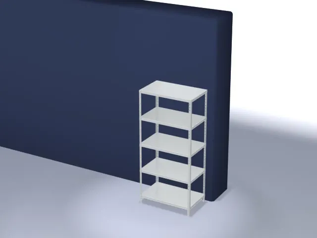 magazijnstelling,grondveld,HxBxD 2000x1000x600mm,vaklast 125kg