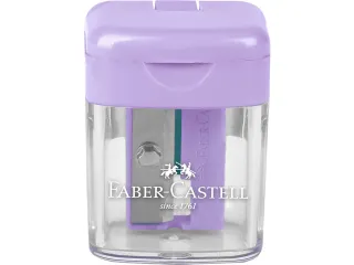 Puntenslijper Faber-Castell mini assorti display 24 stuks 6x blauw,6x - 7