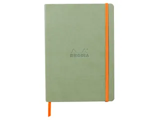 Notitieboek Rhodia A5 lijn 80 vel 90gr celadon - 2