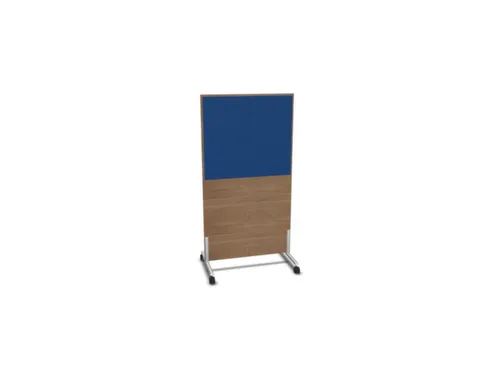 scheidingswand,HxB 1545x800mm,NT-cherry,BN6016-blauw