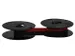 Ruban Groupe 1 double bobine nylon noir/rouge