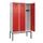 locker,HxBxD 2120x1200x500mm,3vak,vak B 400mm,cil.-slot,voetonderstel