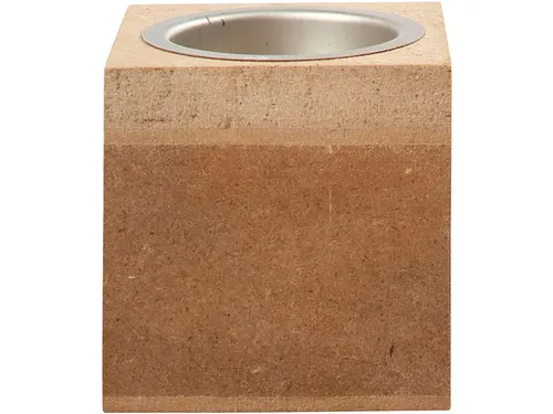 Waxinelichthouder Creativ Company 6x6x6cm MDF