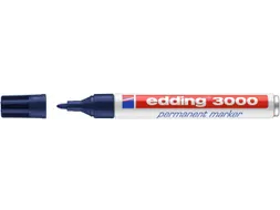 Viltstift edding 3000 rond 1.5-3mm staalblauw