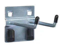 dubbele haak,v. perfoplaat,L 75mm