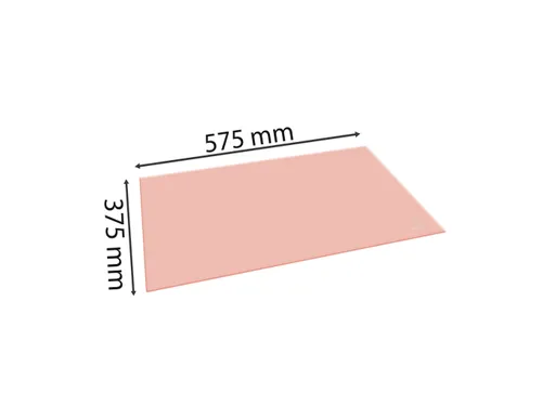 Onderlegger karton A quarel 575x375 koral