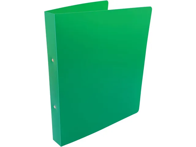 ringmap, voor ft A4, uit PP, 2 ringen van 25mm, groen