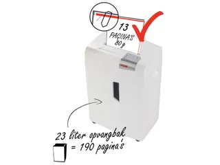 Papiervernietiger Hsm Shredstar X13 Snippers 4x37mm P-4 - 3
