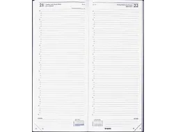 Agenda 2027 Brepols Saturnus Lima 1dag/1pagina blauw