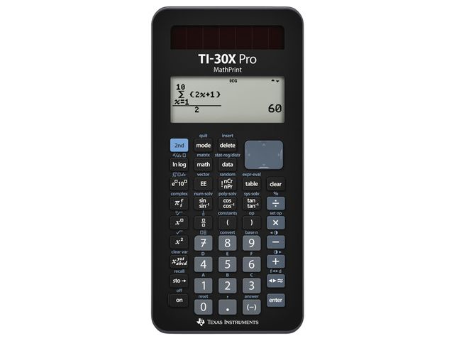 Rekenmachine TI-30X Pro MathPrint | RekenmachinesWinkel.nl