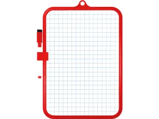 Whiteboard Kangaro 18.5x26cm met marker/wisser - 2