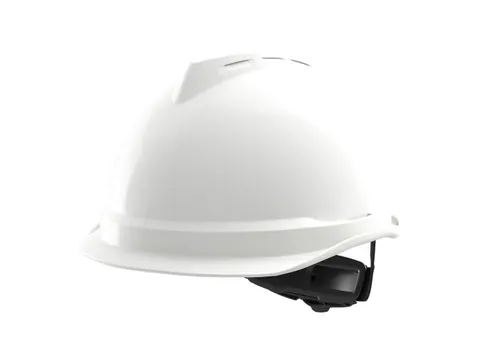 MSA V-Gard 520 Linesman veiligheidshelm, ABS, niet geventileerd, wit,