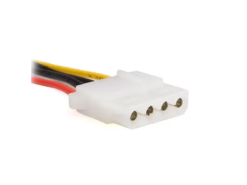 SATA naar LP4 Verloopkabel Voeding met 2 extra LP4