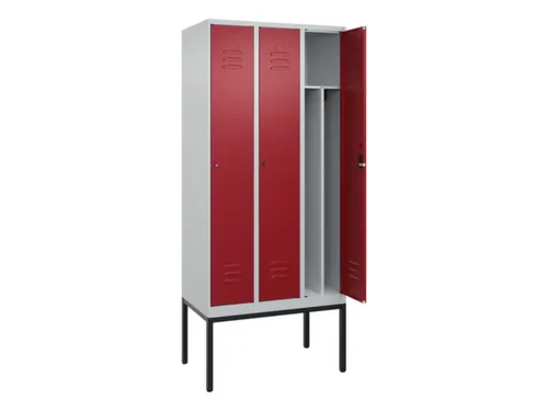 locker voor scheiding van kleding,HxBxD 2120x900x500mm,3vak