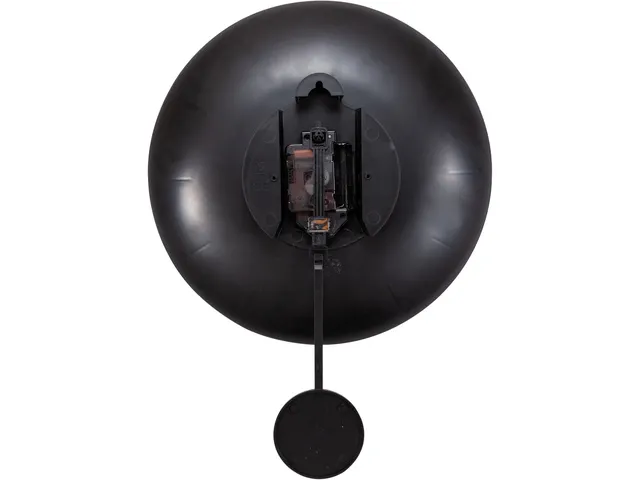 Wandklok nXt Bowl Ø 30cm zwart streepaanduiding