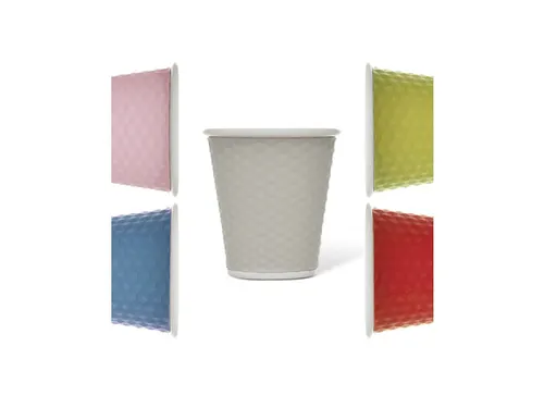 Beker porselein Les Artistes Paris 180ml siliconen grip Licht Grijs