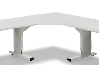 ESD-koppelelement voor montagetafel 90° BxD 800x800mm blad grijs hoek - 6