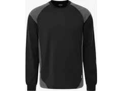 FRISTADS 7071 GTM T-shirt lange mouw zwart/grijs maat 4XL per stuk